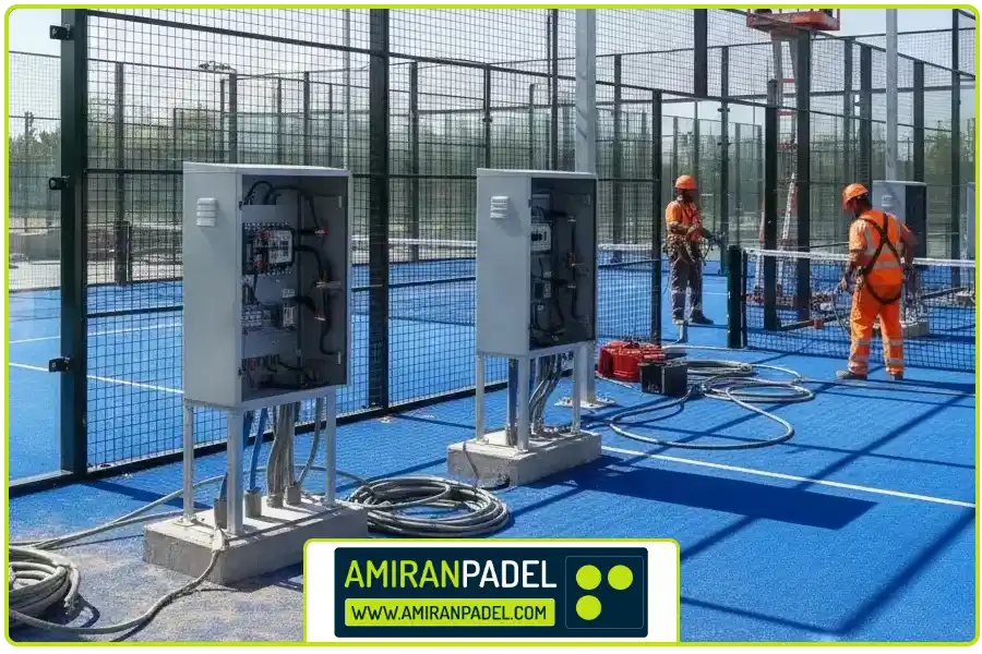 تجهیزات برق | هزینه ساخت زمین پدل