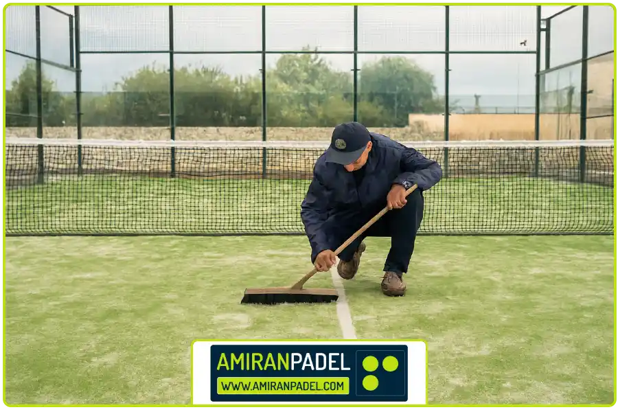 مراقبت روزانه از زمین | هزینه ساخت زمین پدل