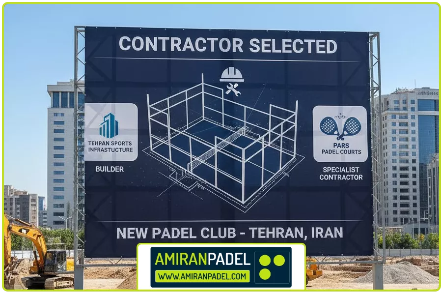 انتخاب شرکت | ساخت زمین پدل در تهران