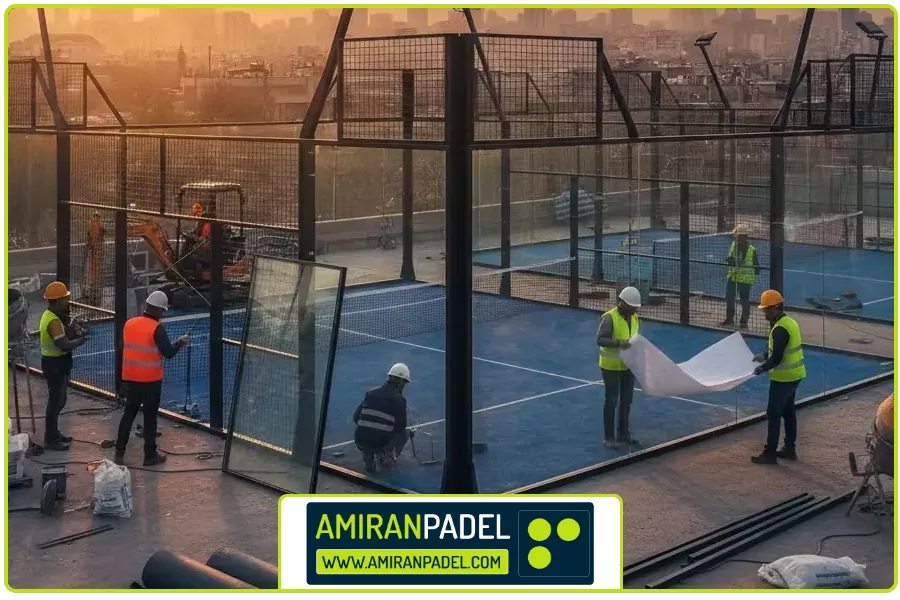 اهمیت موضوع و بند نخستین | ساخت زمین پدل در تهران