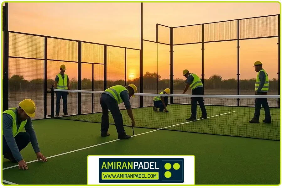 ساختی هوشمندانه | ساخت زمین پدل