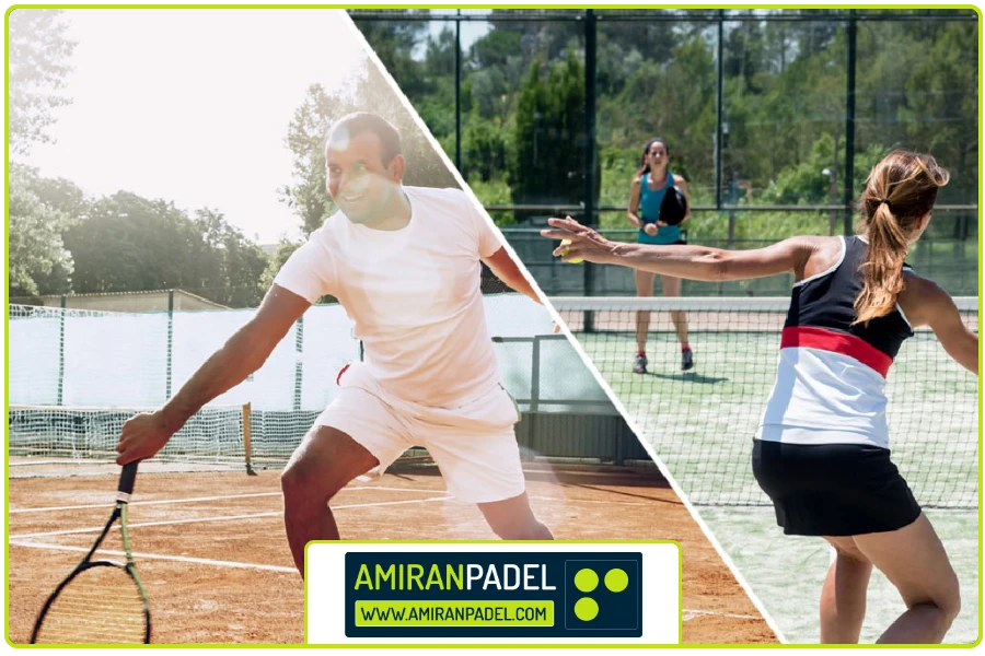 تفاوت با تنیس | ورزش پدل در ایران