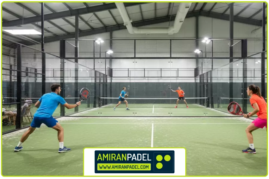 حس بازی | زمین پدل سرپوشیده