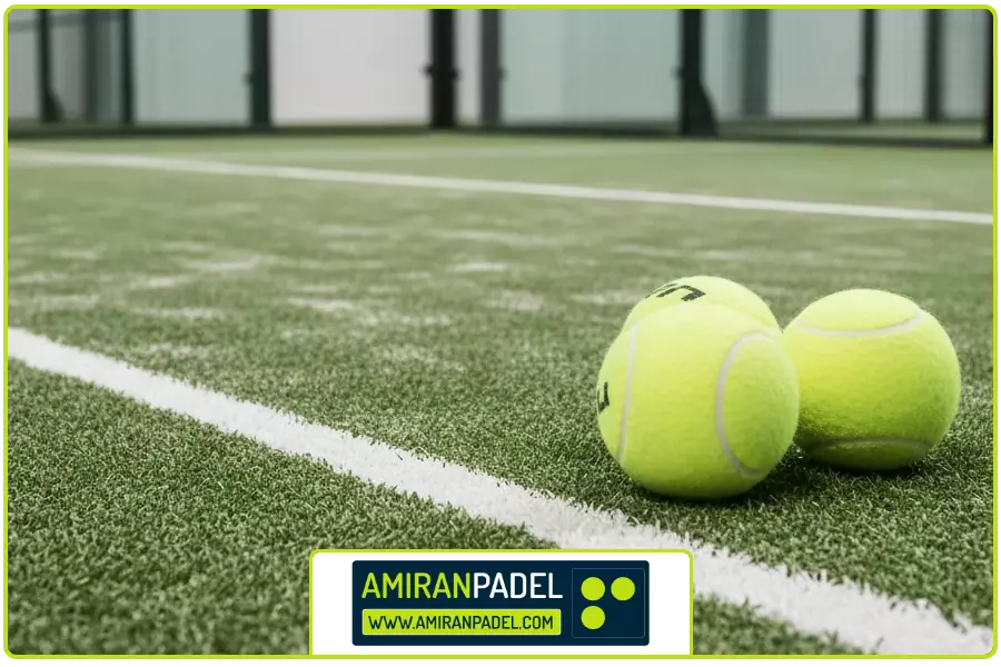 بررسی توپ و زمین | زمین پدل سرپوشیده