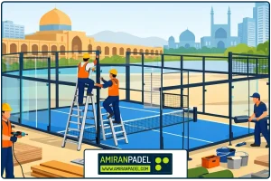 تصویر شاخص | ساخت زمین پدل در اصفهان