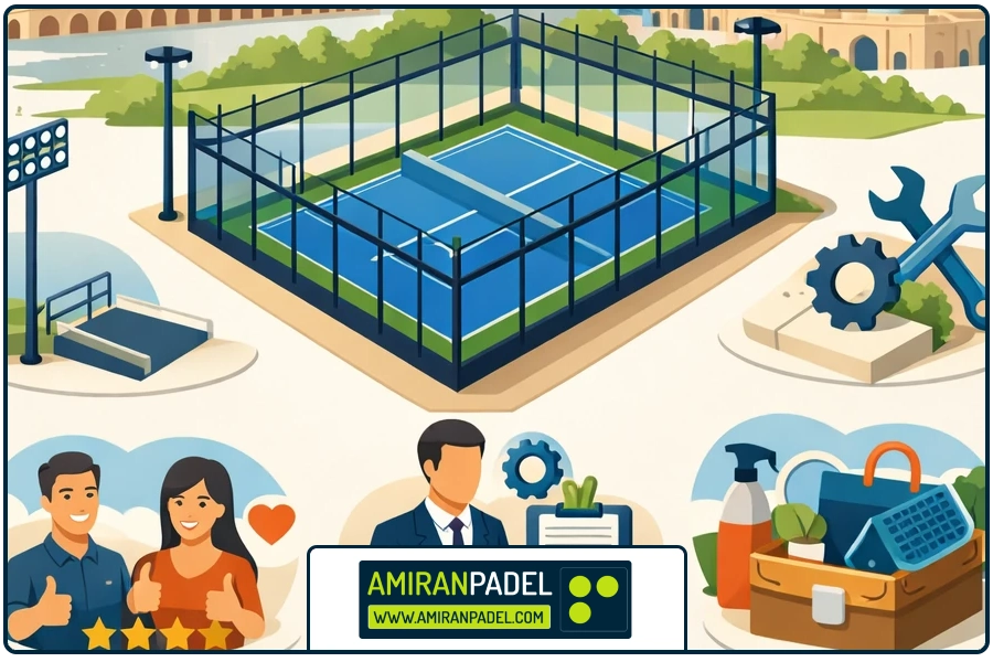 نکات نهایی | ساخت زمین پدل در اصفهان