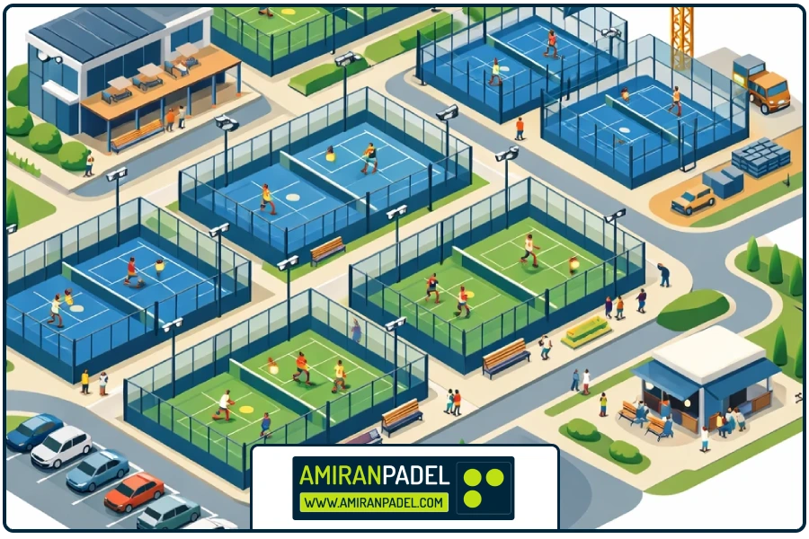 چند زمین | ساخت زمین پدل در اصفهان