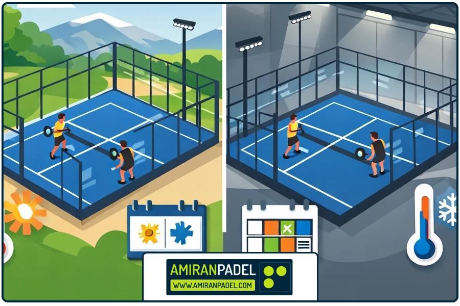 انواع زمین پدل | ساخت زمین پدل در اصفهان