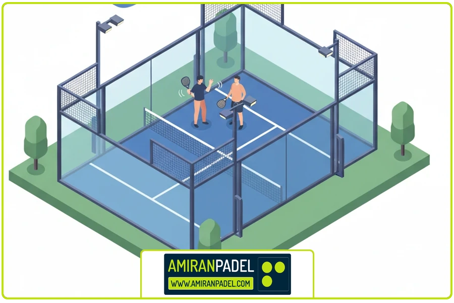 بند پایانی | ساخت زمین پدل استاندارد