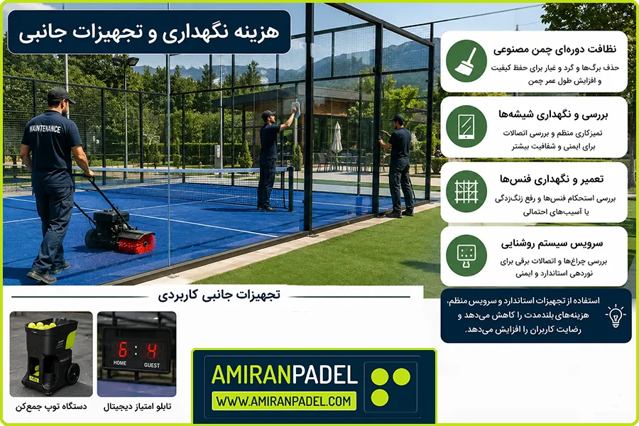 ساخت زمین پدل در مازندران | هزینه ساخت زمین پدل در مازندران چقدر است؟